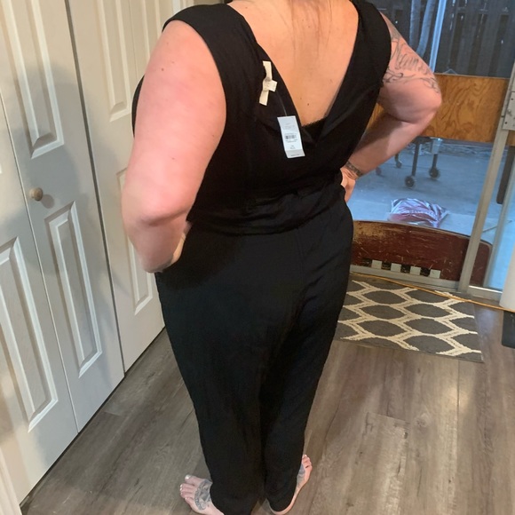 Loft plus size Black jumpsuit - Picture 4 of 8